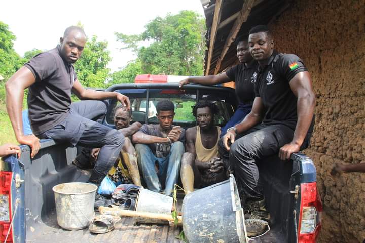 Dormaa East: Six arrested for illegal mining