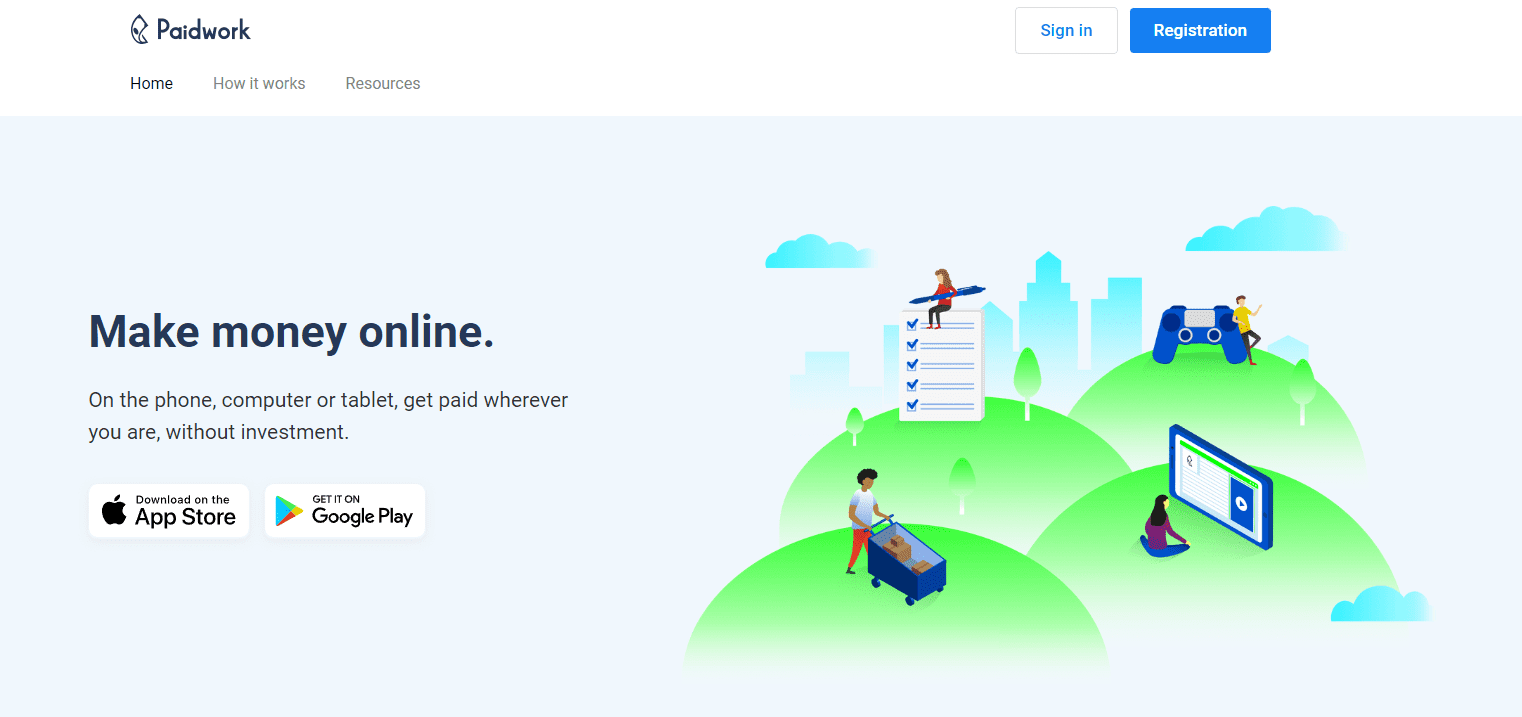 paidwork 10